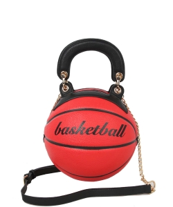 Fashion Stylish Basketball Design Crossbody Bag BAS-0001PP RED